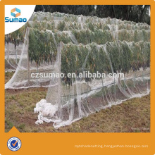 New style white anti-hail net with new hdpe for apple tree